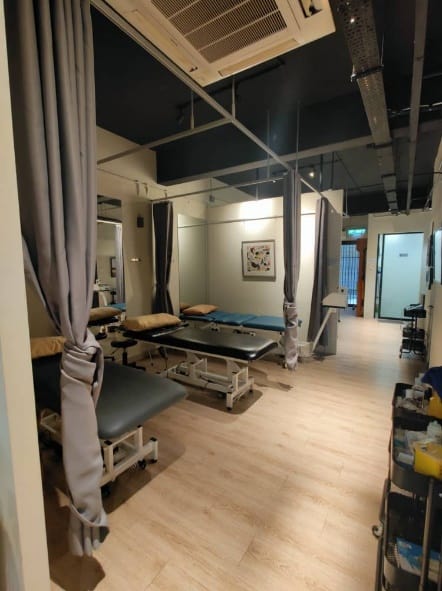 Private treatment bays at Your Physio Kota Kemuning